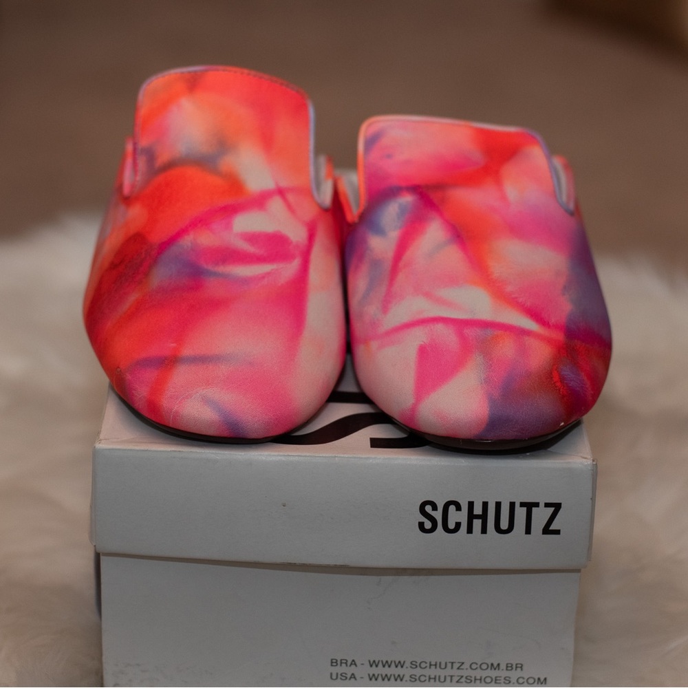 Schultz Kelley Tie-Dye Slip on Mules Size 10.5
